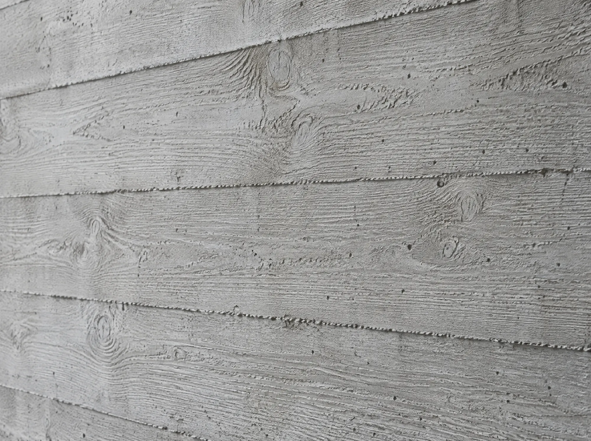 Board-marked concrete