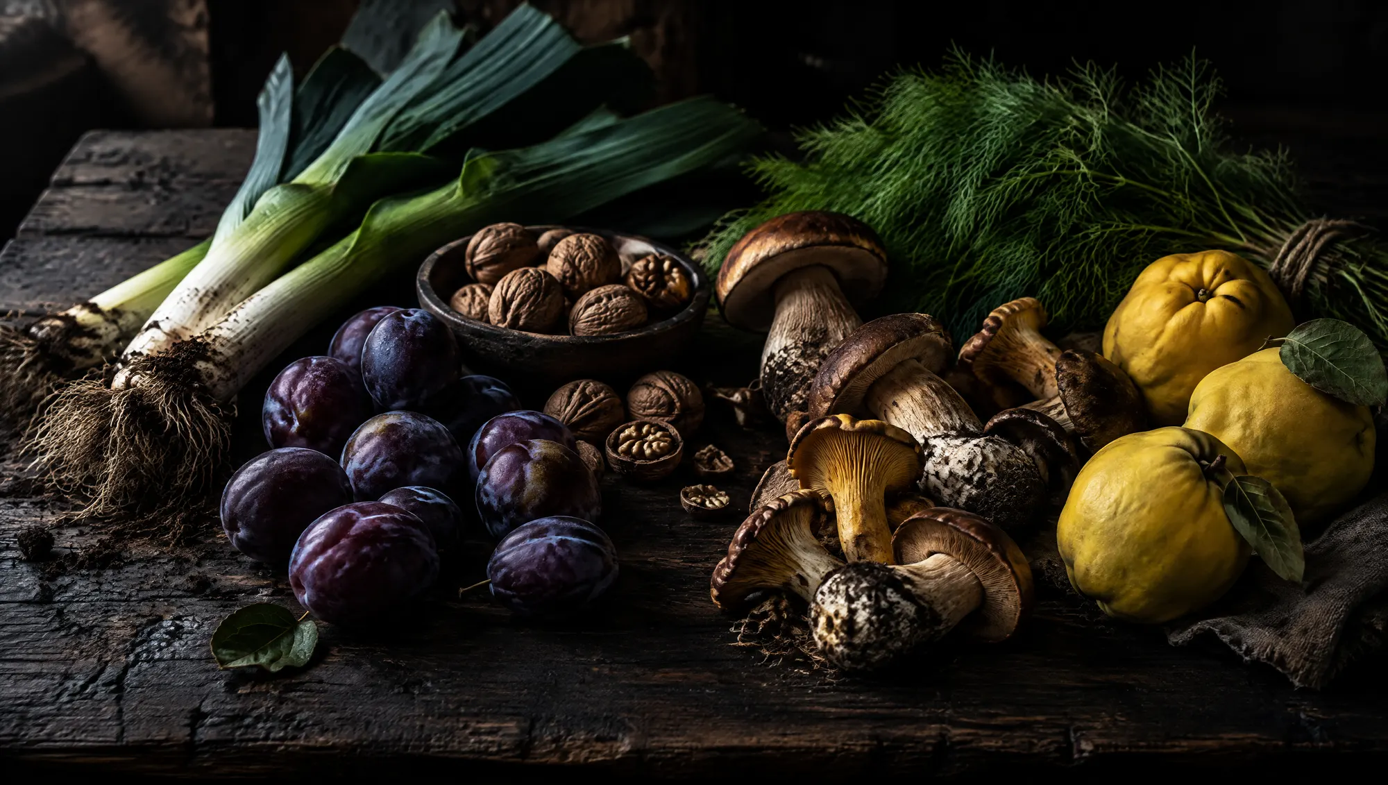 The menu changes when the market does, usually every three weeks.